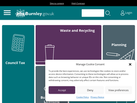 'burnley.gov.uk' screenshot