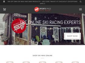 raceroomskis.com homepage screenshot