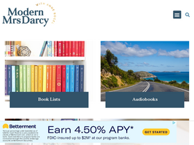 'modernmrsdarcy.com' screenshot