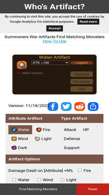 whosartifact.com