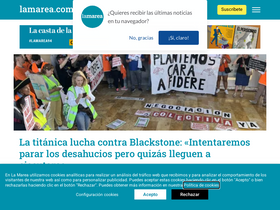 'lamarea.com' screenshot