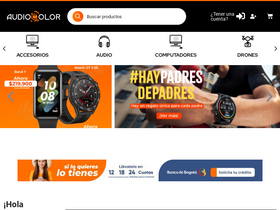 'audiocolor.co' screenshot