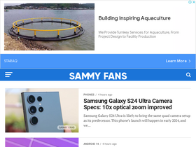 'sammyfans.com' screenshot