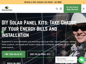 'gogreensolar.com' screenshot