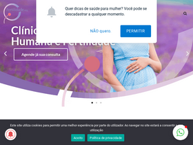 'fertilidade.org' screenshot
