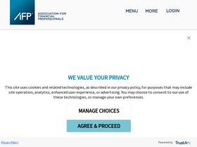 'afponline.org' screenshot