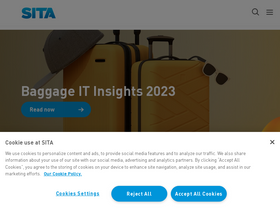 'sita.aero' screenshot