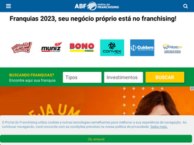 'portaldofranchising.com.br' screenshot