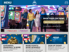 'grandcasinomn.com' screenshot