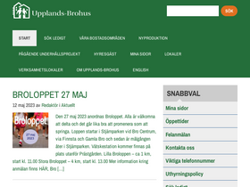 'upplands-brohus.se' screenshot