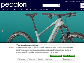 'pedalon.co.uk' screenshot