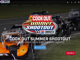 'charlottemotorspeedway.com' screenshot