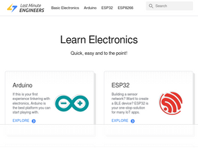 'lastminuteengineers.com' screenshot