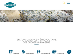 'syctom-paris.fr' screenshot