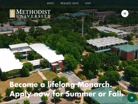 'methodist.edu' screenshot