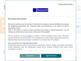 'librairie-bayard.com' screenshot