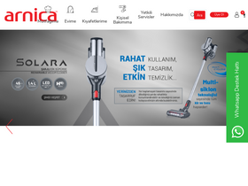 'arnica.com.tr' screenshot