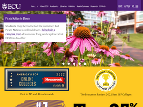 'ecu.edu' screenshot