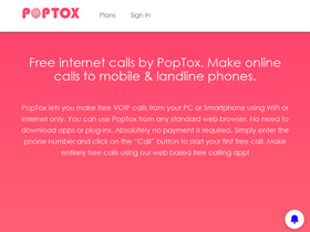 'poptox.com' screenshot