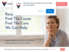 'liveutifree.com' screenshot