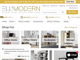 EllaModern homepage screenshot