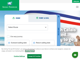 'irishferries.com' screenshot