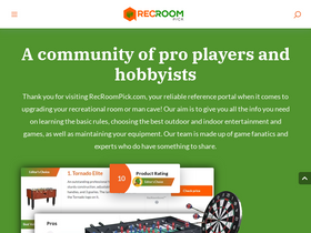 'recroompick.com' screenshot