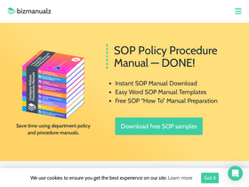 'bizmanualz.com' screenshot