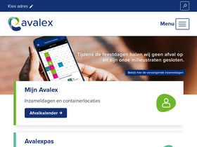 'avalex.nl' screenshot