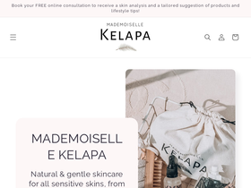 mademoisellekelapa.com homepage screenshot