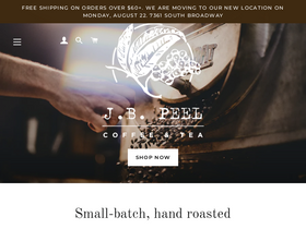 jbpeelcoffee.com