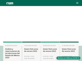 'itam.mx' screenshot