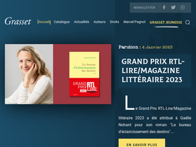 'grasset.fr' screenshot