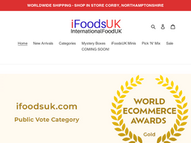 'ifoodsuk.com' screenshot