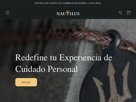 nautilusmexico.com homepage screenshot