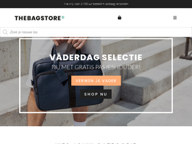 'thebagstore.nl' screenshot