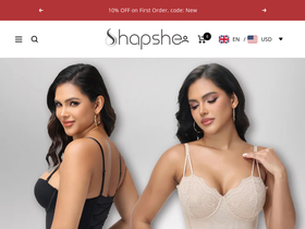 Us Shapshe website screenshot