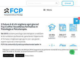 'formazionecontinuainpsicologia.it' screenshot