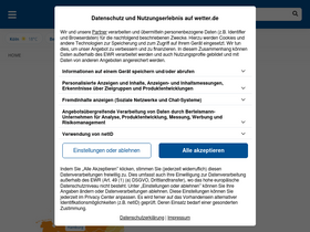 'wetter.de' screenshot