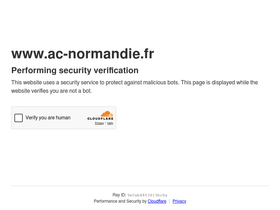 'ac-rouen.fr' screenshot