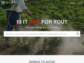 'isitbadforyou.com' screenshot