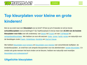 'topkleurplaat.nl' screenshot