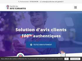 'societe-des-avis-garantis.fr' screenshot