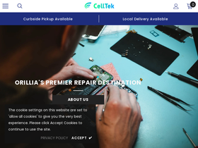 It Happens CellTek homepage screenshot