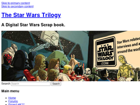 'thestarwarstrilogy.com' screenshot