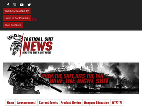 'tacticalshit.com' screenshot