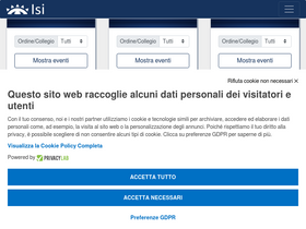 'isiformazione.it' screenshot