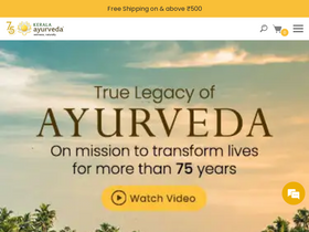 'keralaayurveda.biz' screenshot