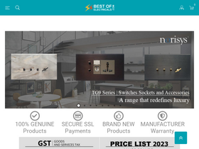 'bestofelectricals.com' screenshot