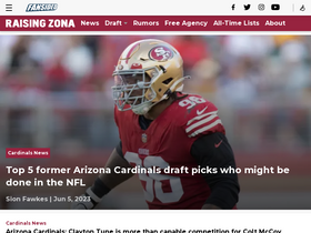 'raisingzona.com' screenshot